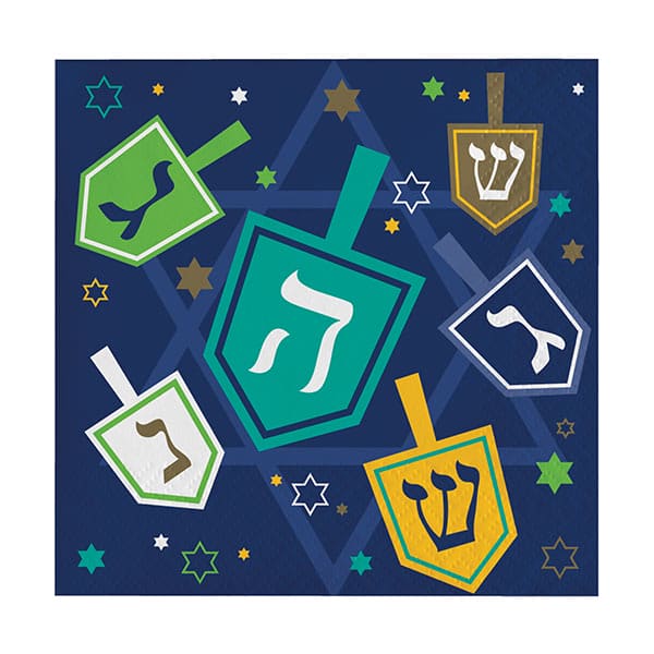 Hanukkah Icons Beverage Napkins