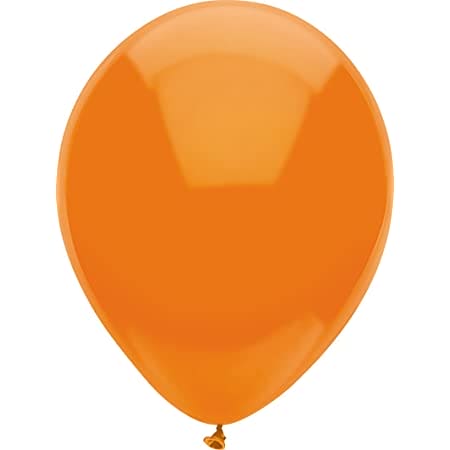 12" Orange Latex Balloons 15ct