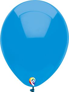 12" Ocean Blue Latex Balloons 15ct