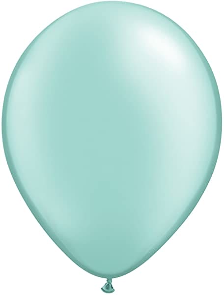 12" Mint Green Latex Balloons 15 Ct