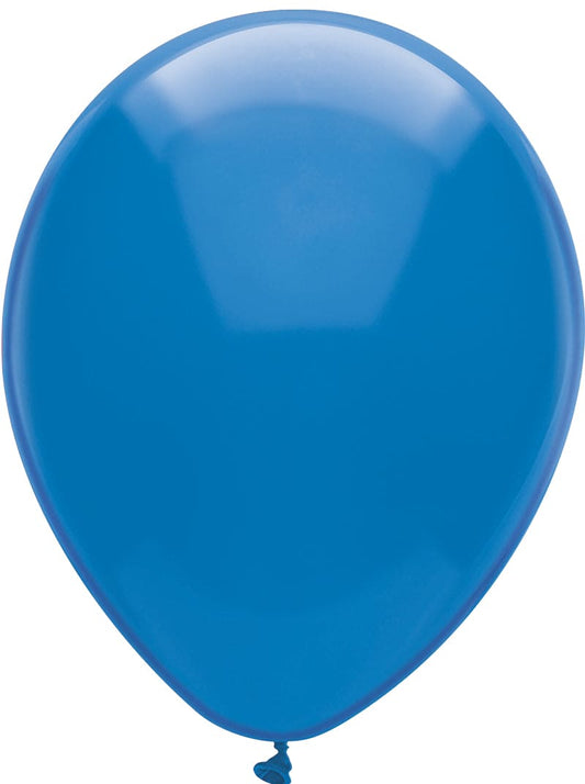 12" Crystal Blue Latex Balloons 15ct