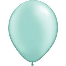 12" Pearl Baby Blue Latex Balloons 12ct