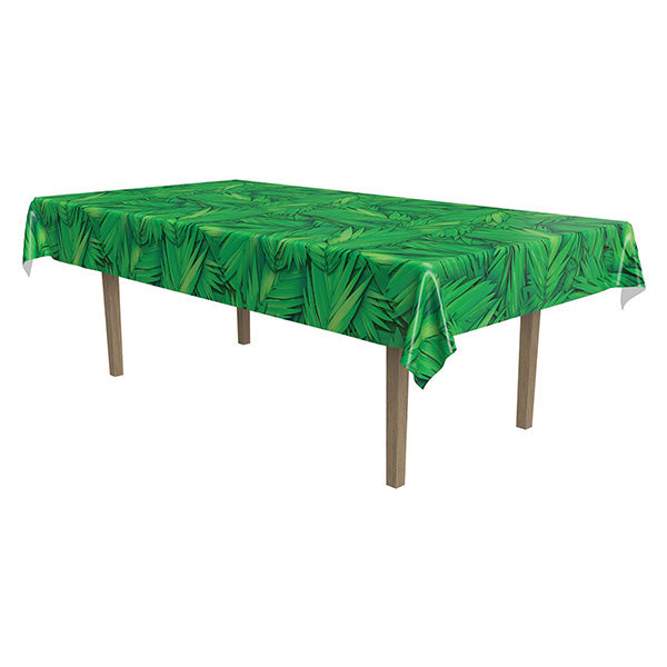 Palm Leaf  54 x 108in Plastic Table Cover