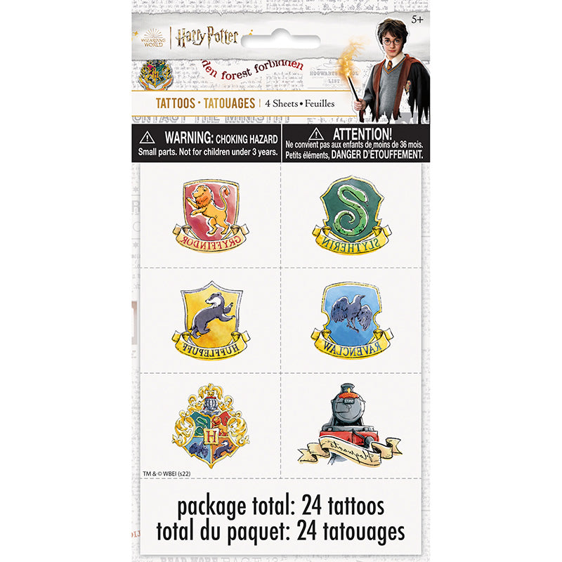 Harry Potter Temporary Tattoo Favors 4ct