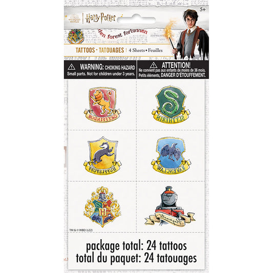 Harry Potter Temporary Tattoo Favors 4ct