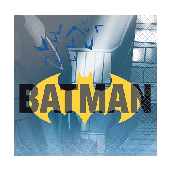 Batman 9in Round Dinner Paper Plates 8ct