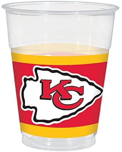 Kansas City Chiefs 16oz Plastic Cups 25ct