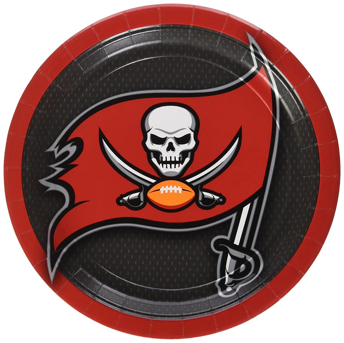 Tampa Bay Buccaneers 9" Round Plates