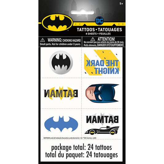 Batman Tattoos 4Ct