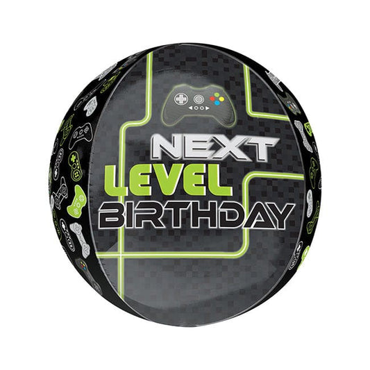 Level Up Birthday 16in Orbz Balloon