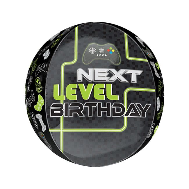 Level Up Birthday 16in Orbz Balloon