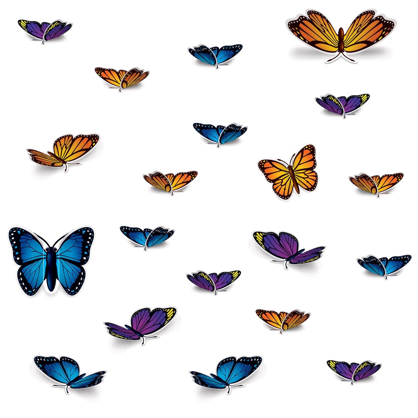 Butterfly Cutouts 20 Ct