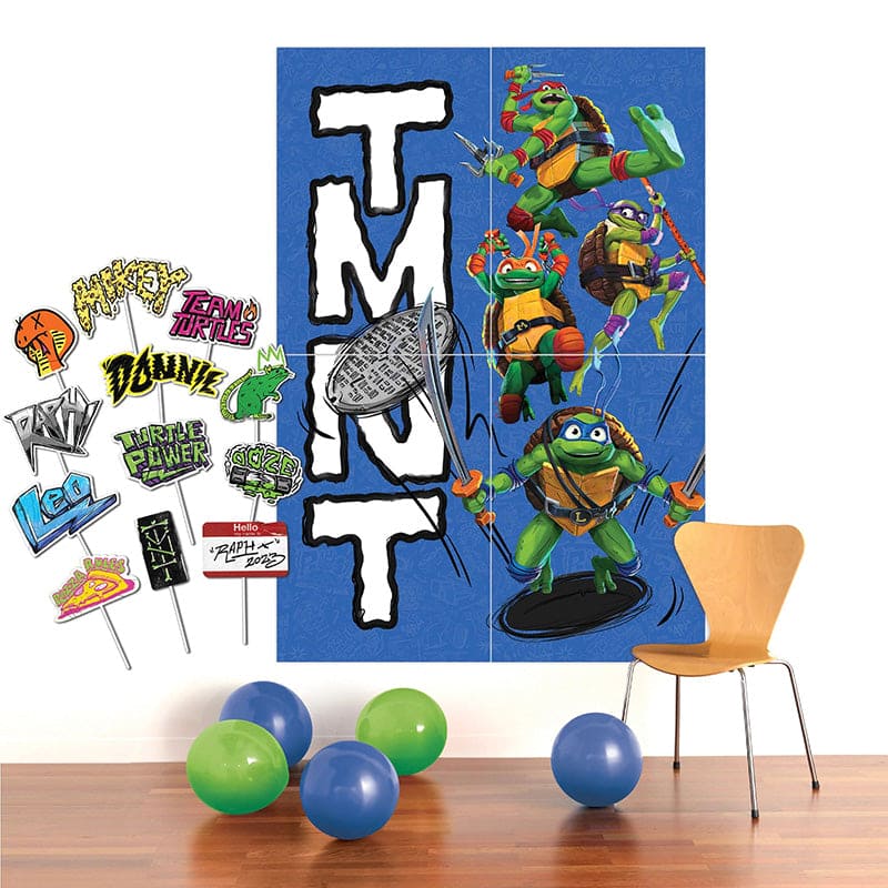 Teanage Mutant Ninja Turtles - Mutant Mayhem Scene Setter With Props 16pcs