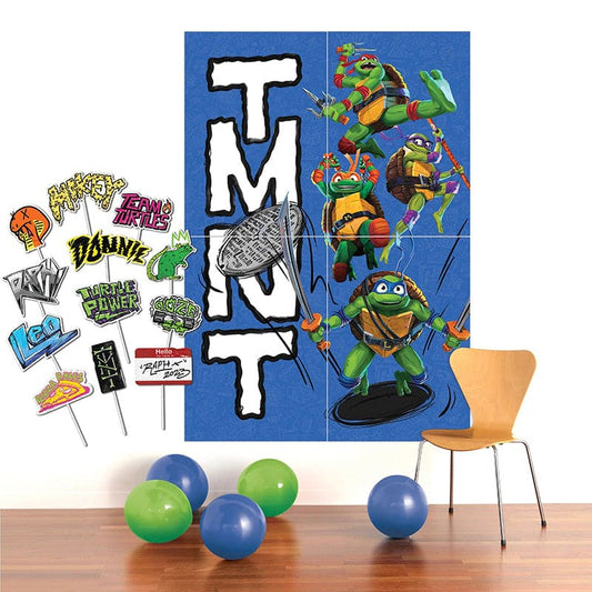 Teanage Mutant Ninja Turtles - Mutant Mayhem Scene Setter With Props 16pcs