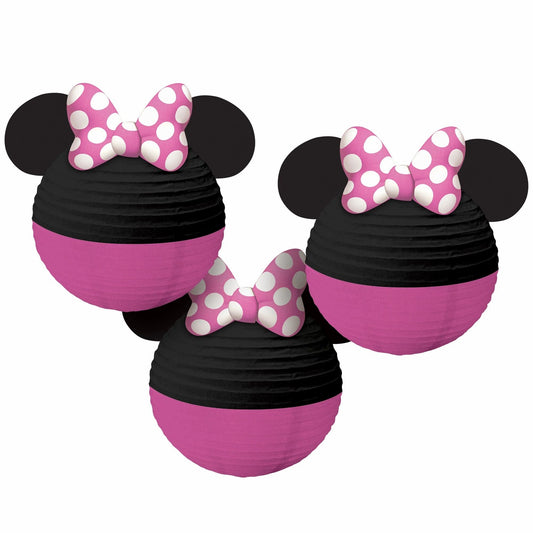 Disney Minnie Mouse Forever Paper Lanterns 3ct.