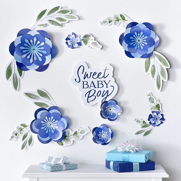 Baby In Bloom Backdrop 18pcs