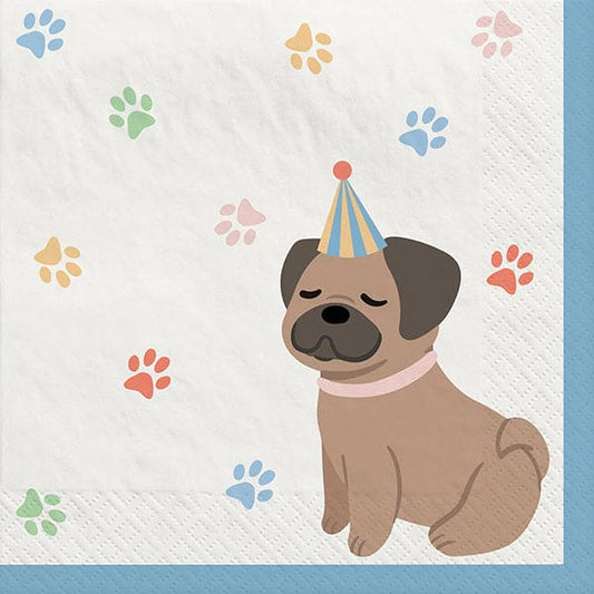Pawsome Party Luncheon Napkins 16pcs