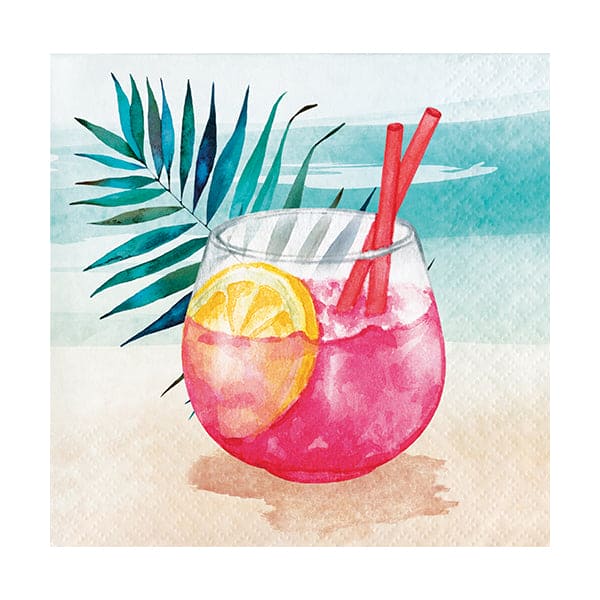 Summer Breeze Beverage Napkins 16ct