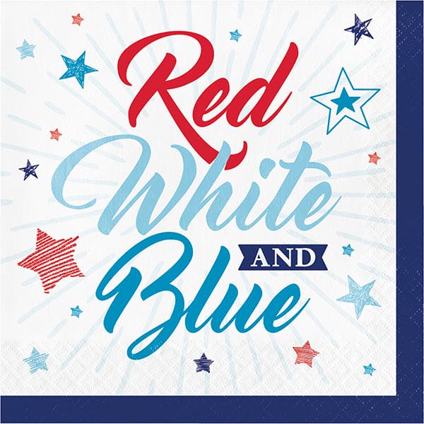 Patriotic Party Luncheon Napkins 16ct