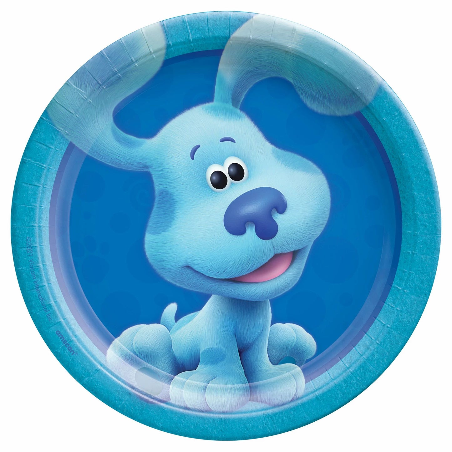 Blues Clues 7in Round Lunch Plates - Blue 8ct