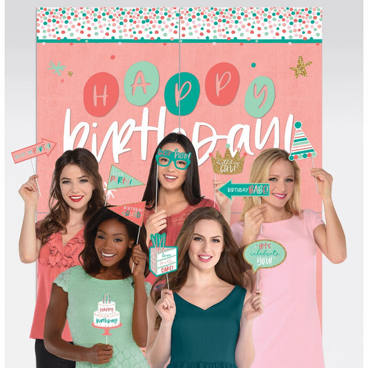 Happy Cake Day Scene Setters with Props