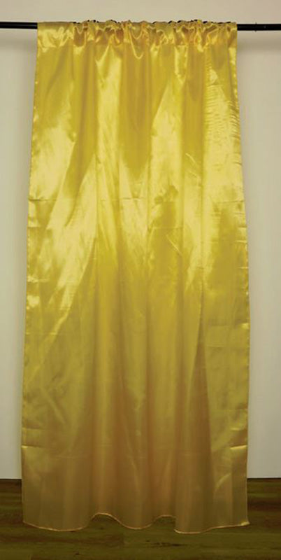 Satin Backdrop Curtain Gold 10ft x 10ft