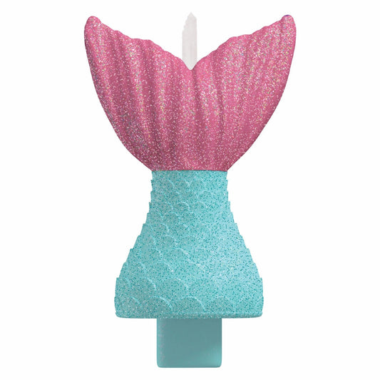 Shimmering Mermaids Mermaid Tail Birthday Candle