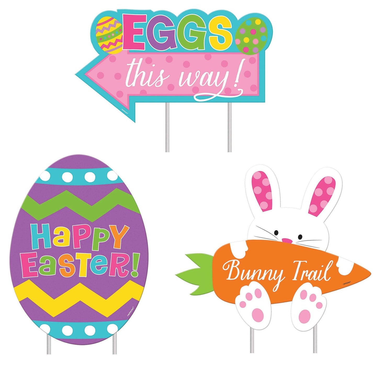 Easter Sidewalk Sign (pack 3)