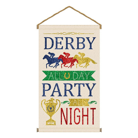 Derby Day Large Hanging Sign