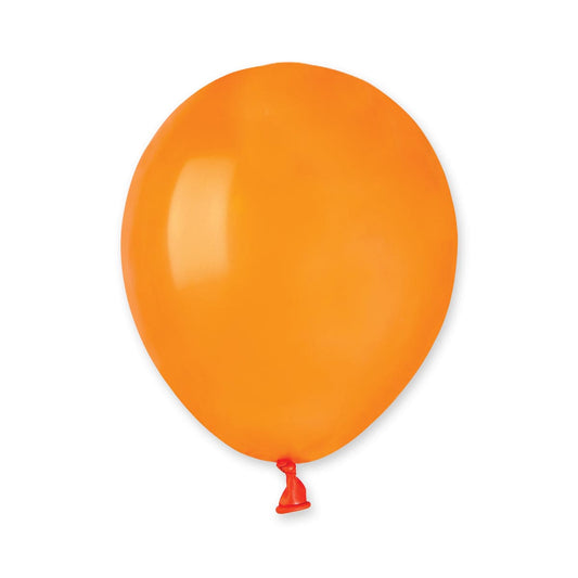 5" Latex Balloon Orange (100)
