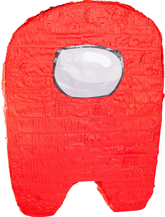 Red Imposter SUS Astronaut 3D Pinata