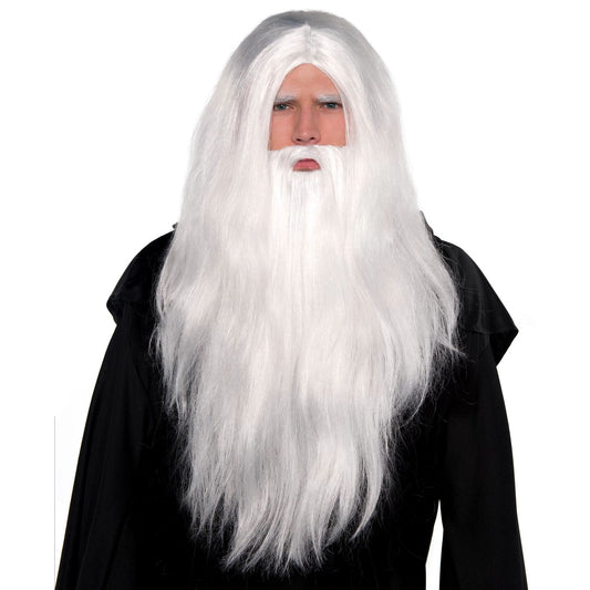 Wig Sorcerer and Beard Set