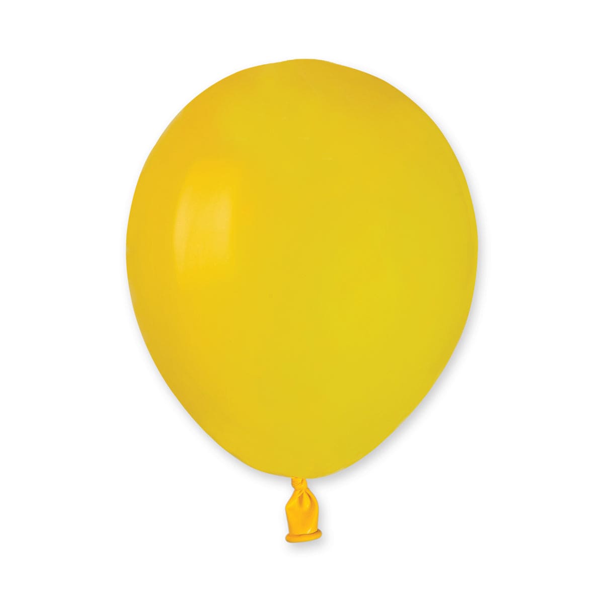 5in Latex Balloons Yellow 100ct