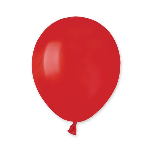 5" Latex Balloon Red (100)
