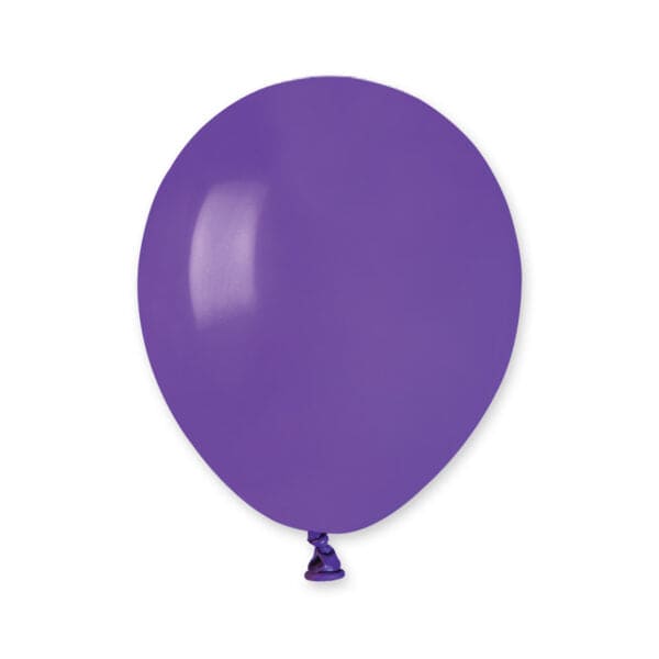 5in Standard Latex Balloons Purple 100ct