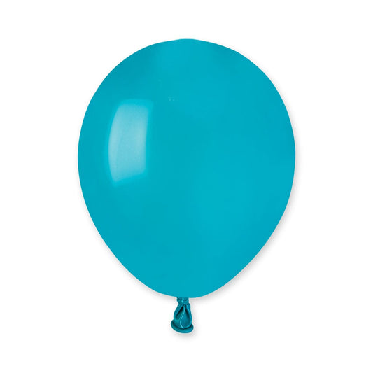 5" Latex Balloon Turquoise (100)