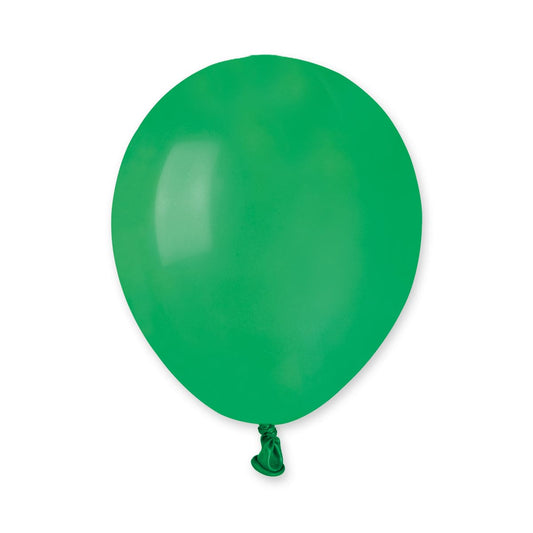 5" Latex Balloon Dark Green(100)