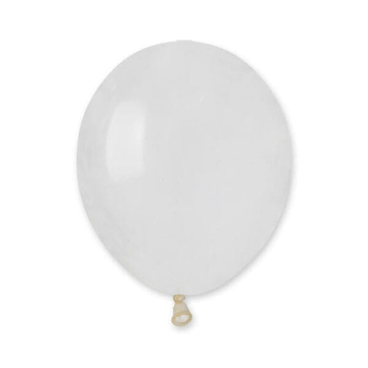 5" Latex Balloon Clear (100)