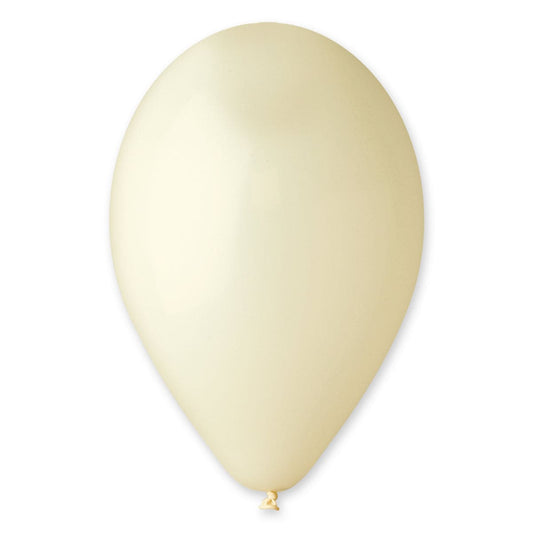 12" Latex Balloon Ivory (50)