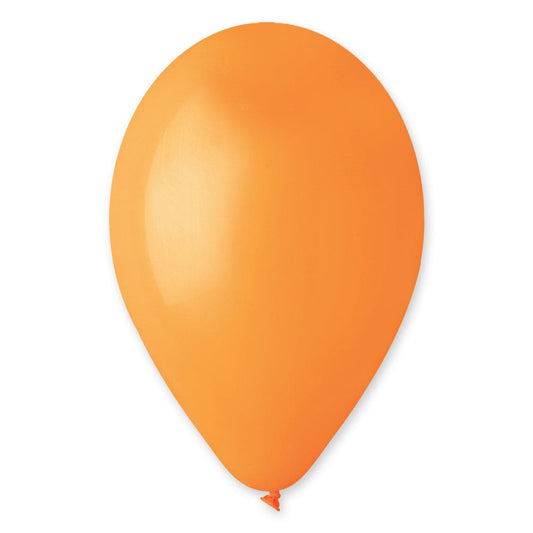12" Latex Balloon Orange (50)