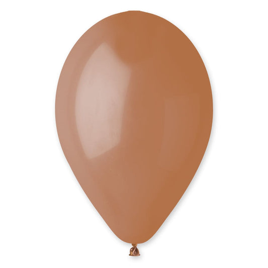 12" Latex Balloon Mocha (50)
