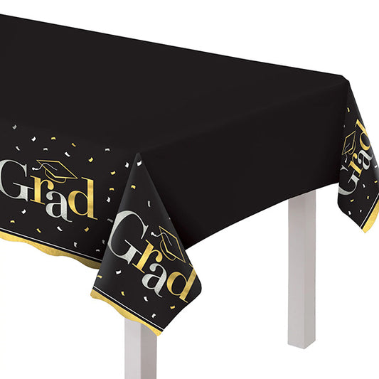 Class Dismissed 54 x 102in Plastic Table Cover 1ct