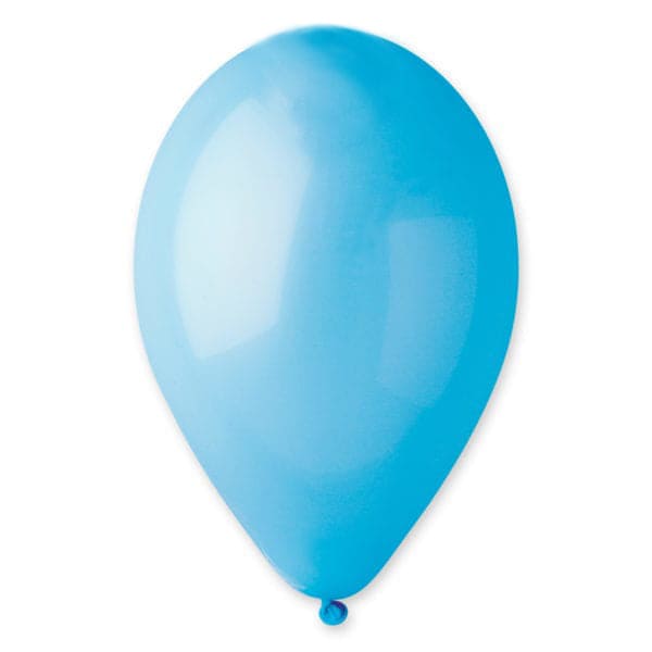 12" Latex Balloon Light Blue 50 ct