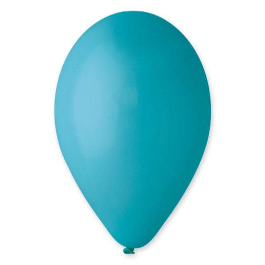 12" Turquoise Latex Balloon 50 ct