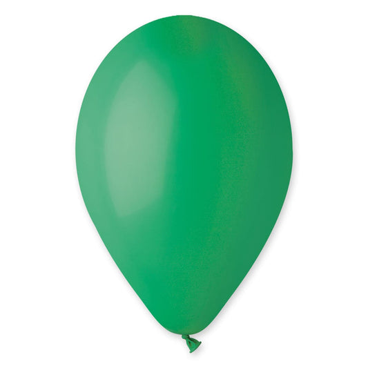 12" Dark Green Latex Balloon 50 ct