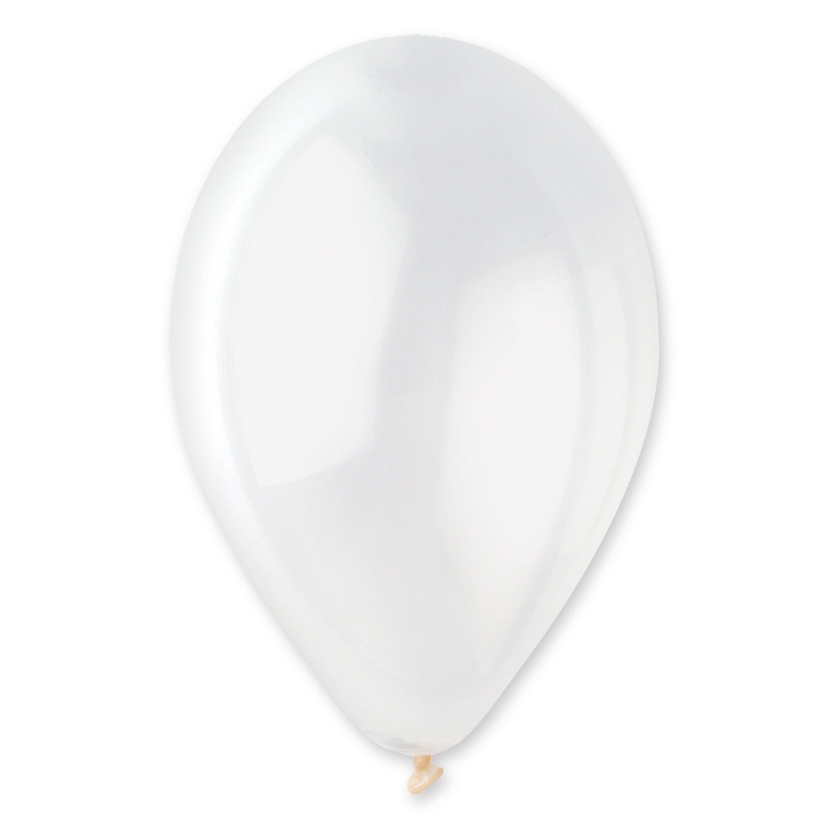 12" Latex Balloon Crystal Clear 50 ct