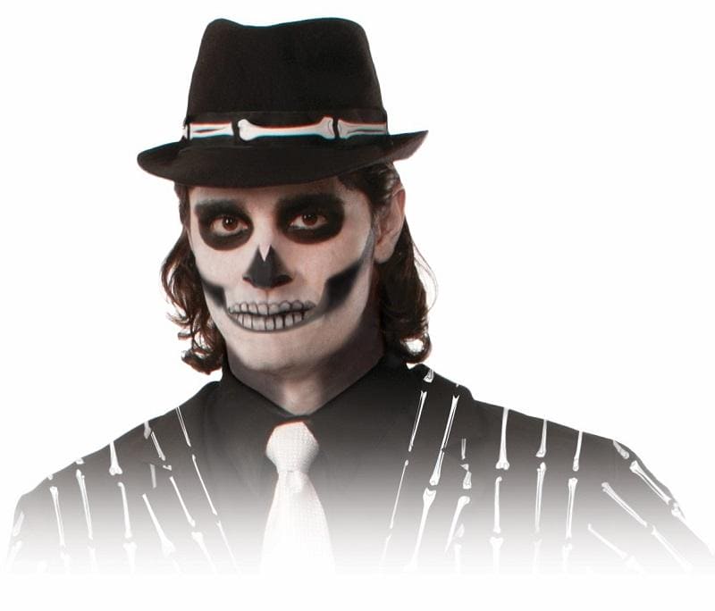 Skeleton Fedora Hat