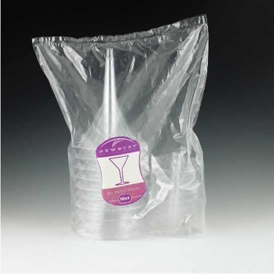 Clear Plastic Martini Glasses 6oz