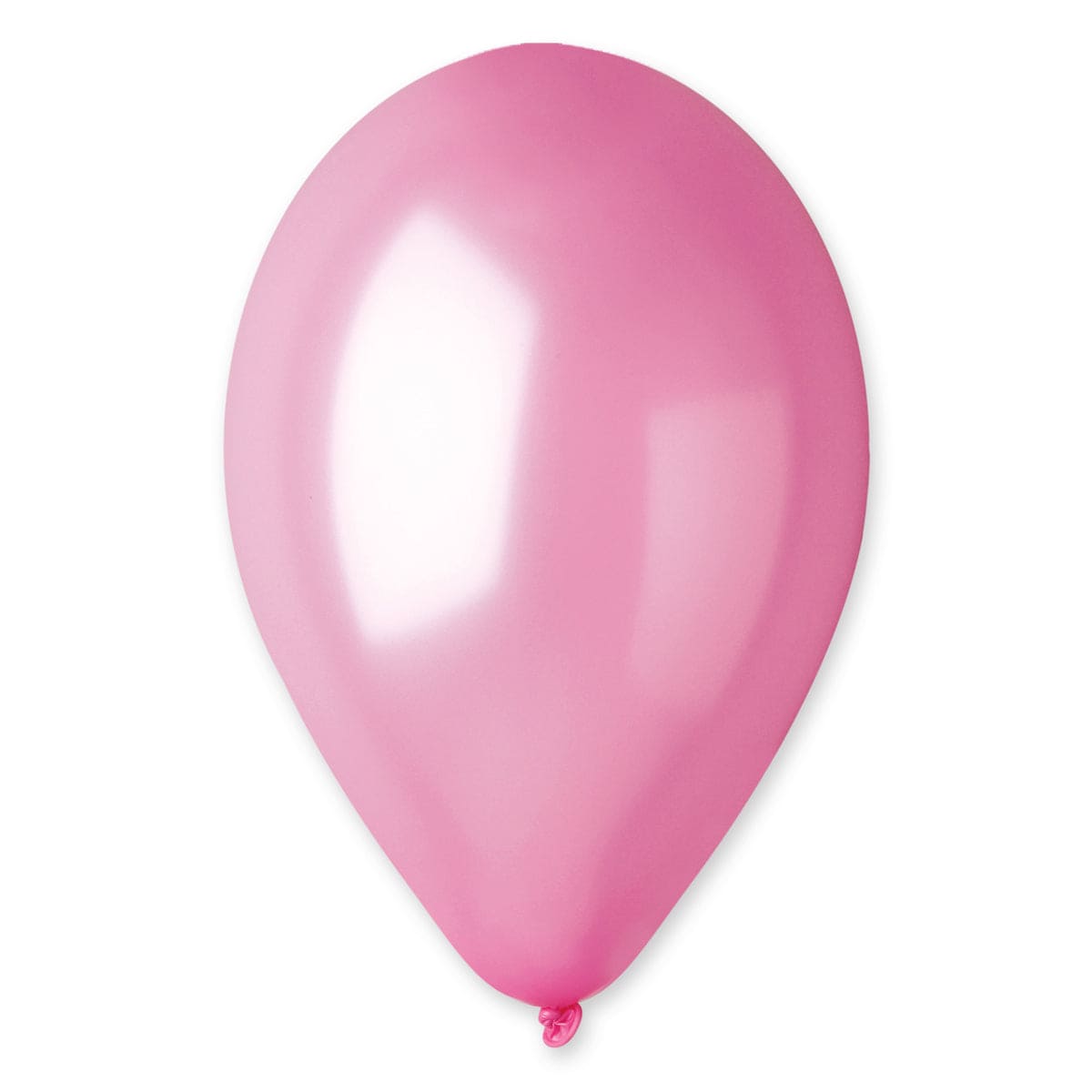 12" Latex Balloon Metallic Rose 50 ct