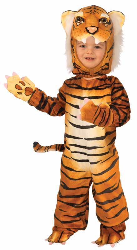 Plush Tiger Safari Child Costume
